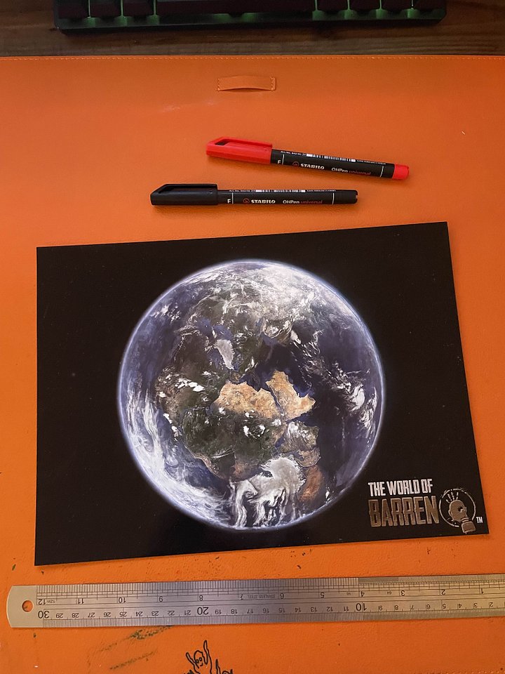 A4 World of Barren - Signed by me ! product image (1)