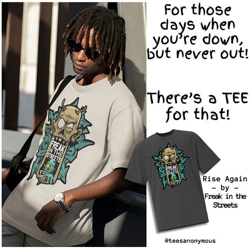 Shop now - https://teesanonymous-shop.fourthwall.com
Own the streets, while you roam the streets. 
Out there, loud graphic st...