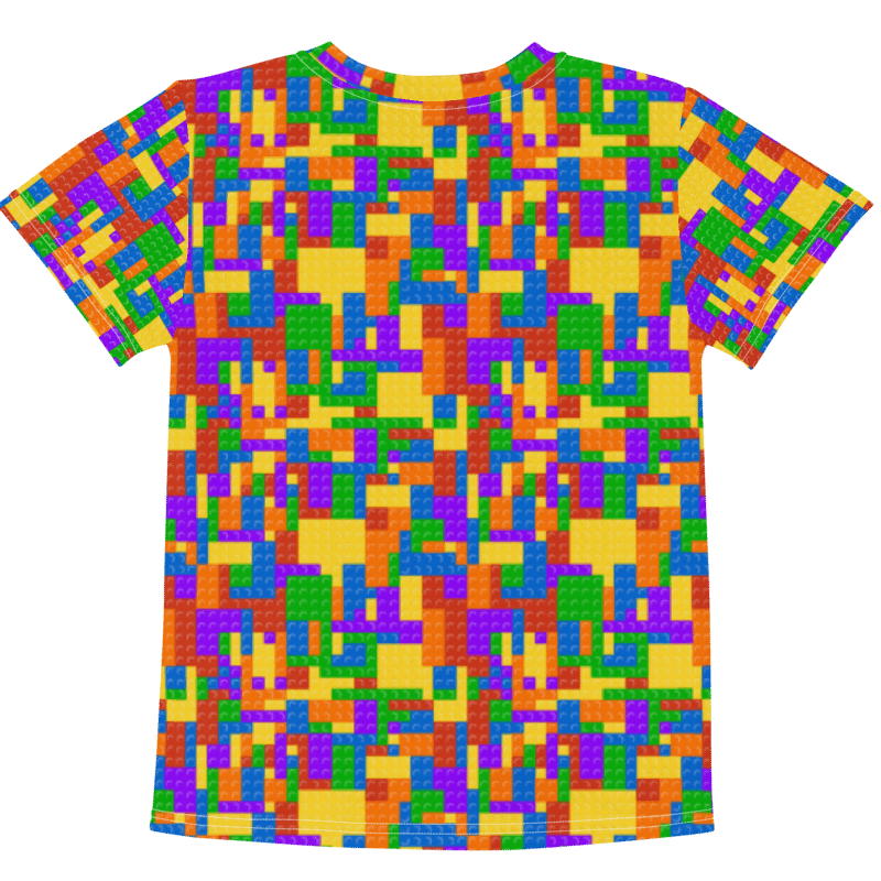 Blocks | Unisex Kids Crew Neck T-Shirt product image (3)