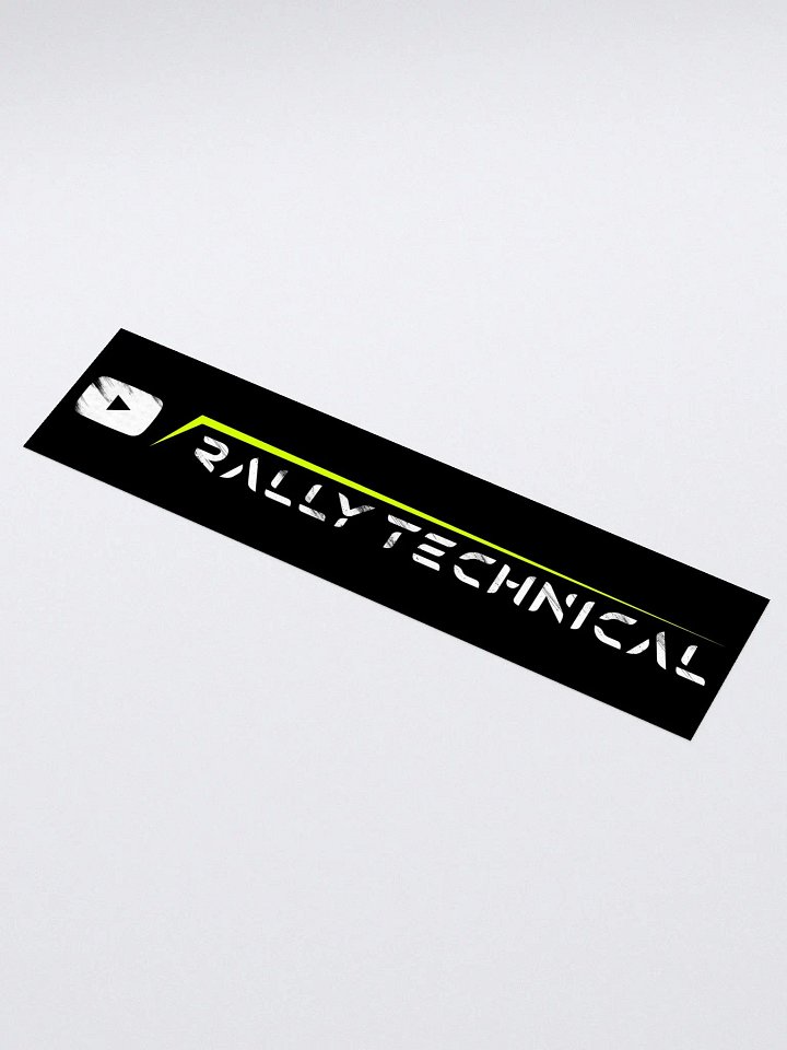 RALLY TECHNICAL Sticker 1 - Black product image (1)
