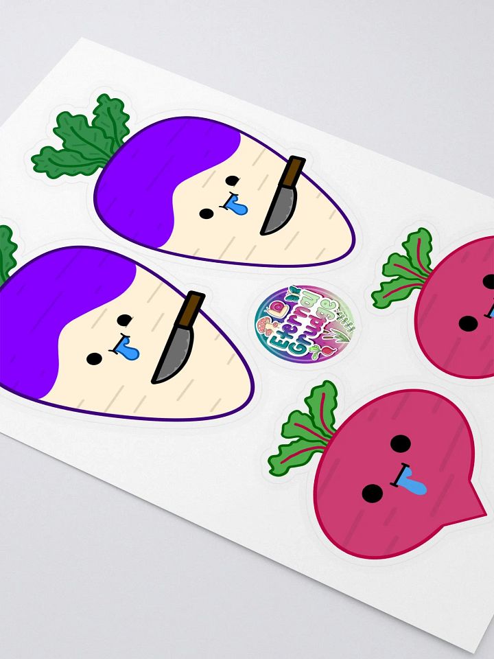 Hungry Root Veggies Stickers product image (2)