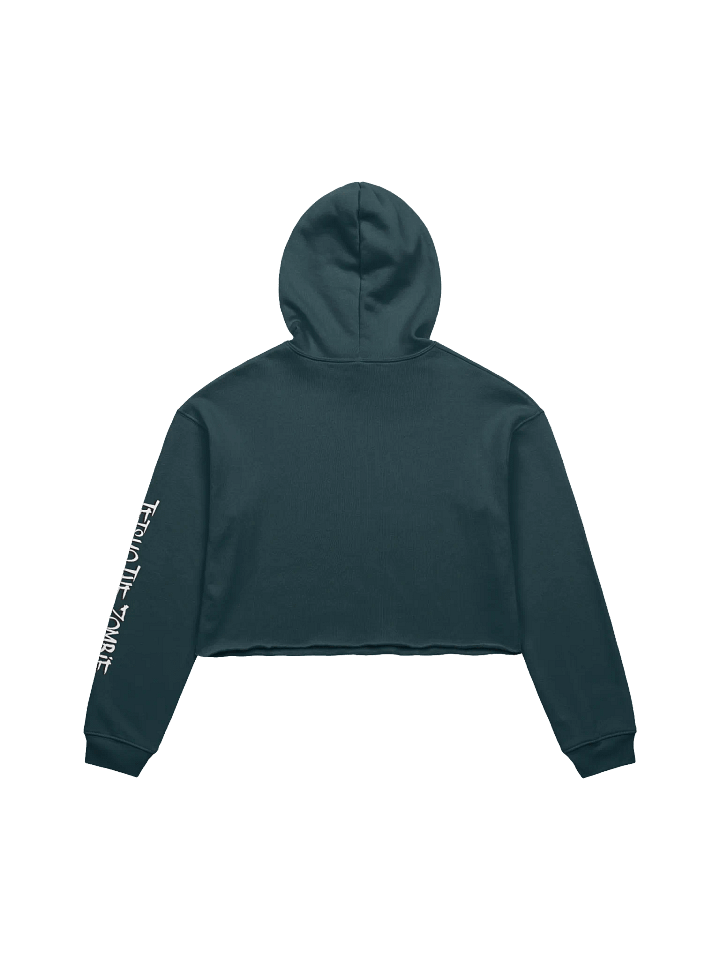 Working Just As Intended Bella+Canvas Fleece Crop Hoodie product image (2)