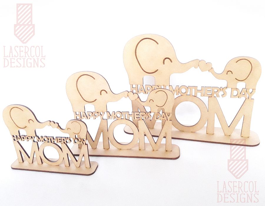 Mother's Day Gift Plaque (Three Sizes) Set 1 - Laser Cut Files product image (9)