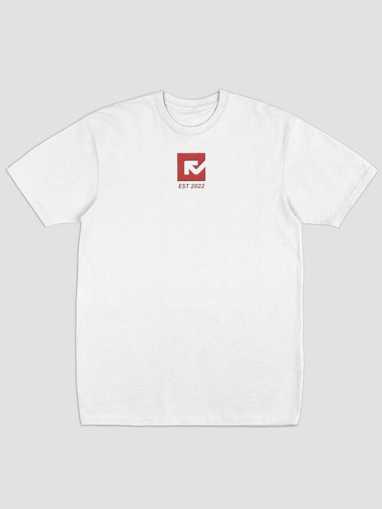 Red JNxrth Embroidered Logo Tee - (Available in 3 colours) product image (1)