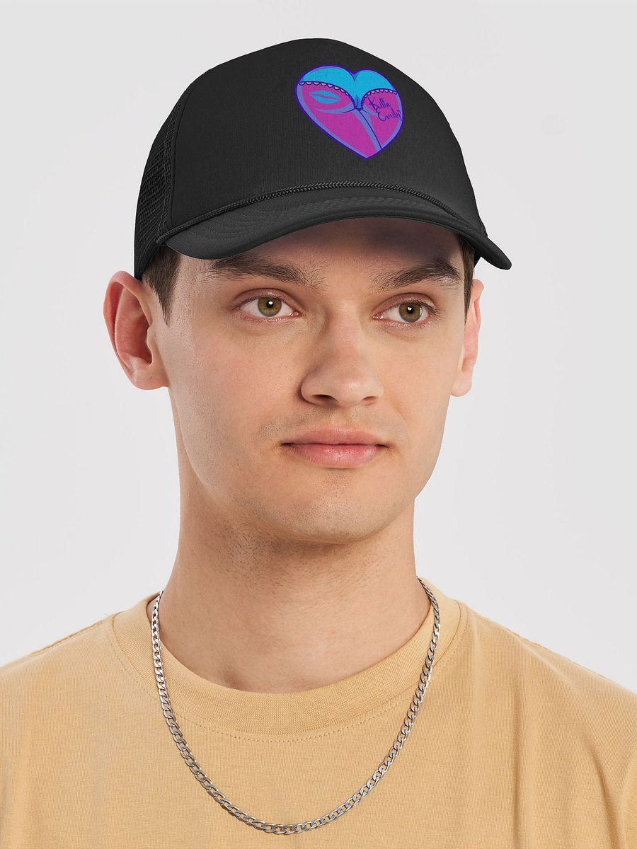 COLORFUL HEART BUTT TRUCKER HAT product image (5)