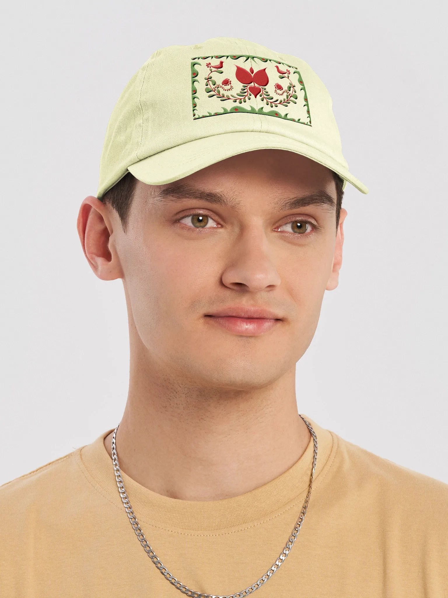 Folk Art Hungarian Blossom Dad Hat product image (5)