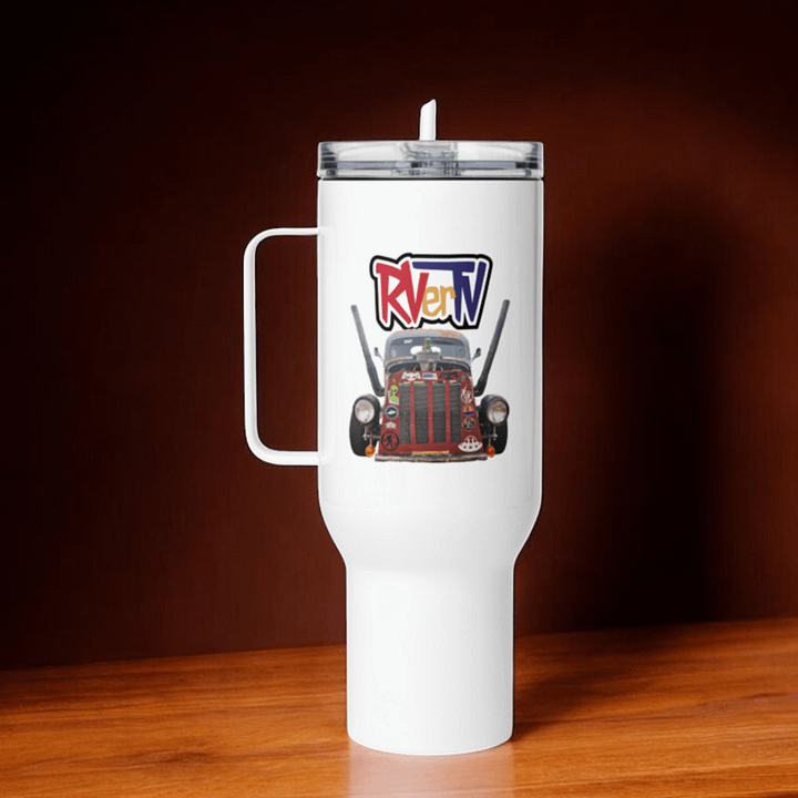 RVerTV with Hot Rod - Travel Mug with Handle product image (1)