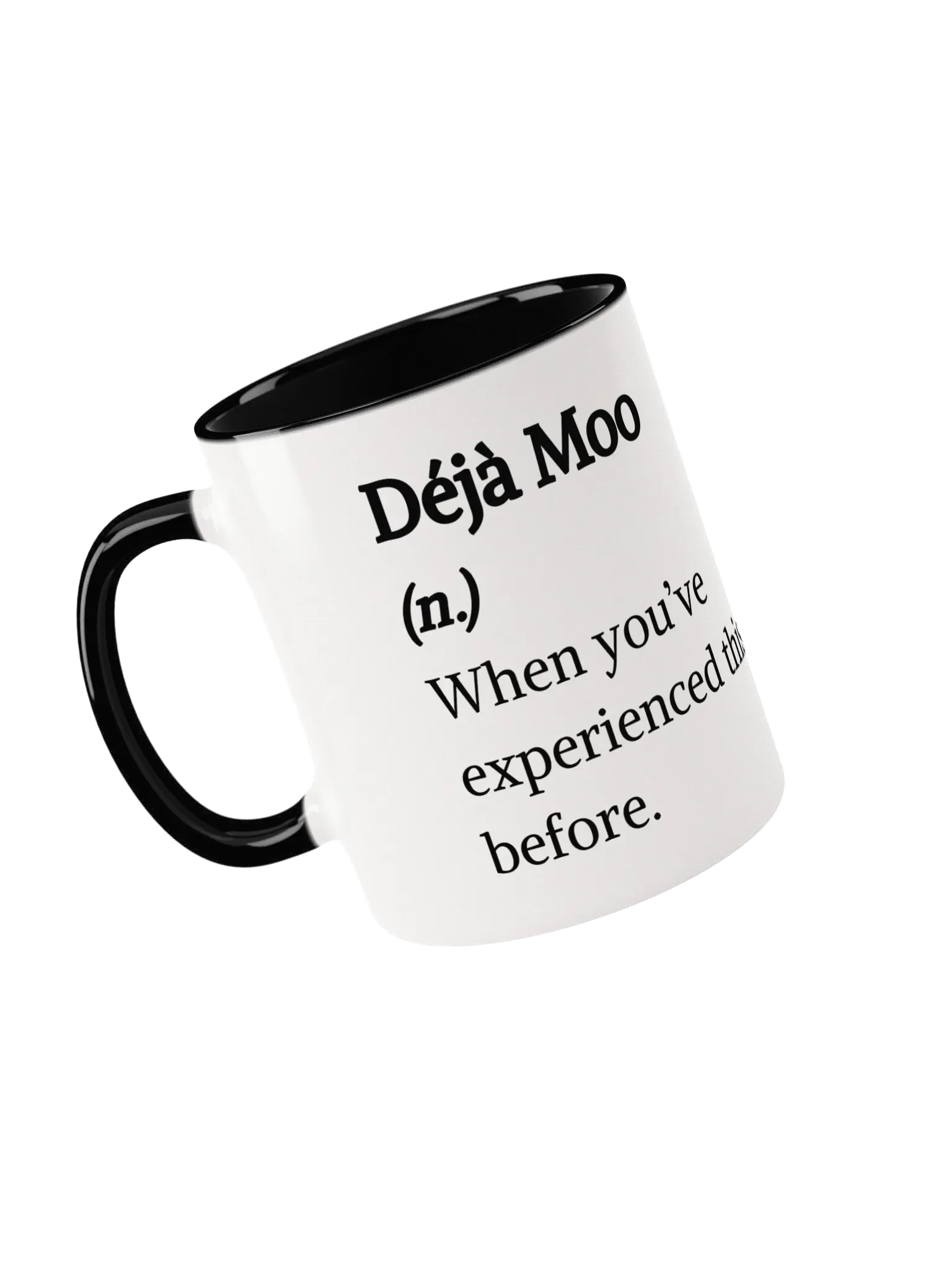 'Déjà Moo' Ceramic Mug product image (1)