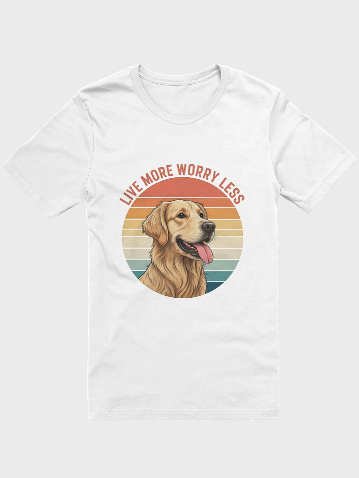 Golden Retriever Live More T-Shirt product image (2)