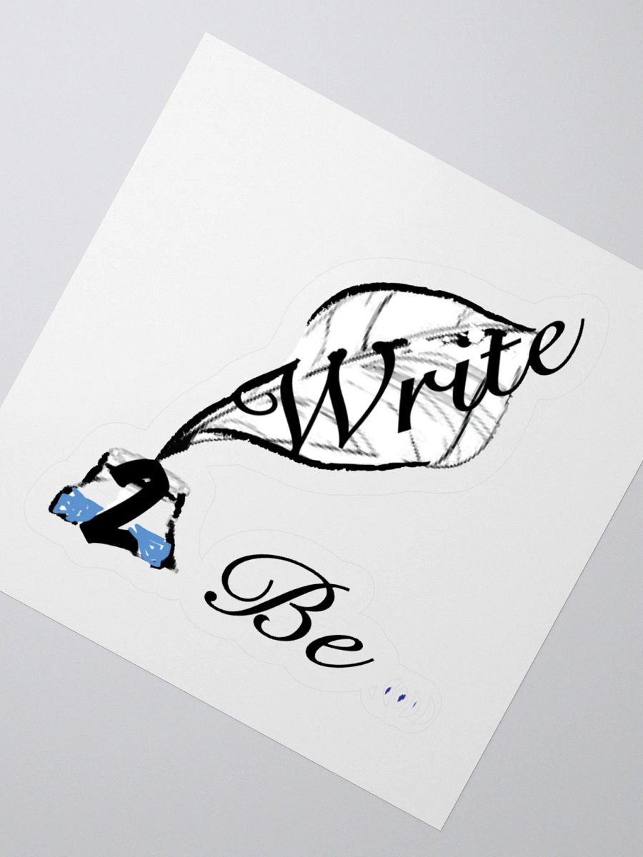 Write 2 Be Sticker product image (6)