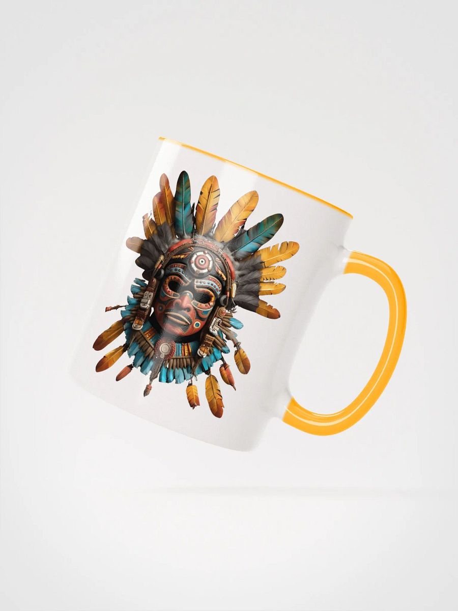 20 Ocelotl Cipactli Aztec Mask Mug product image (31)