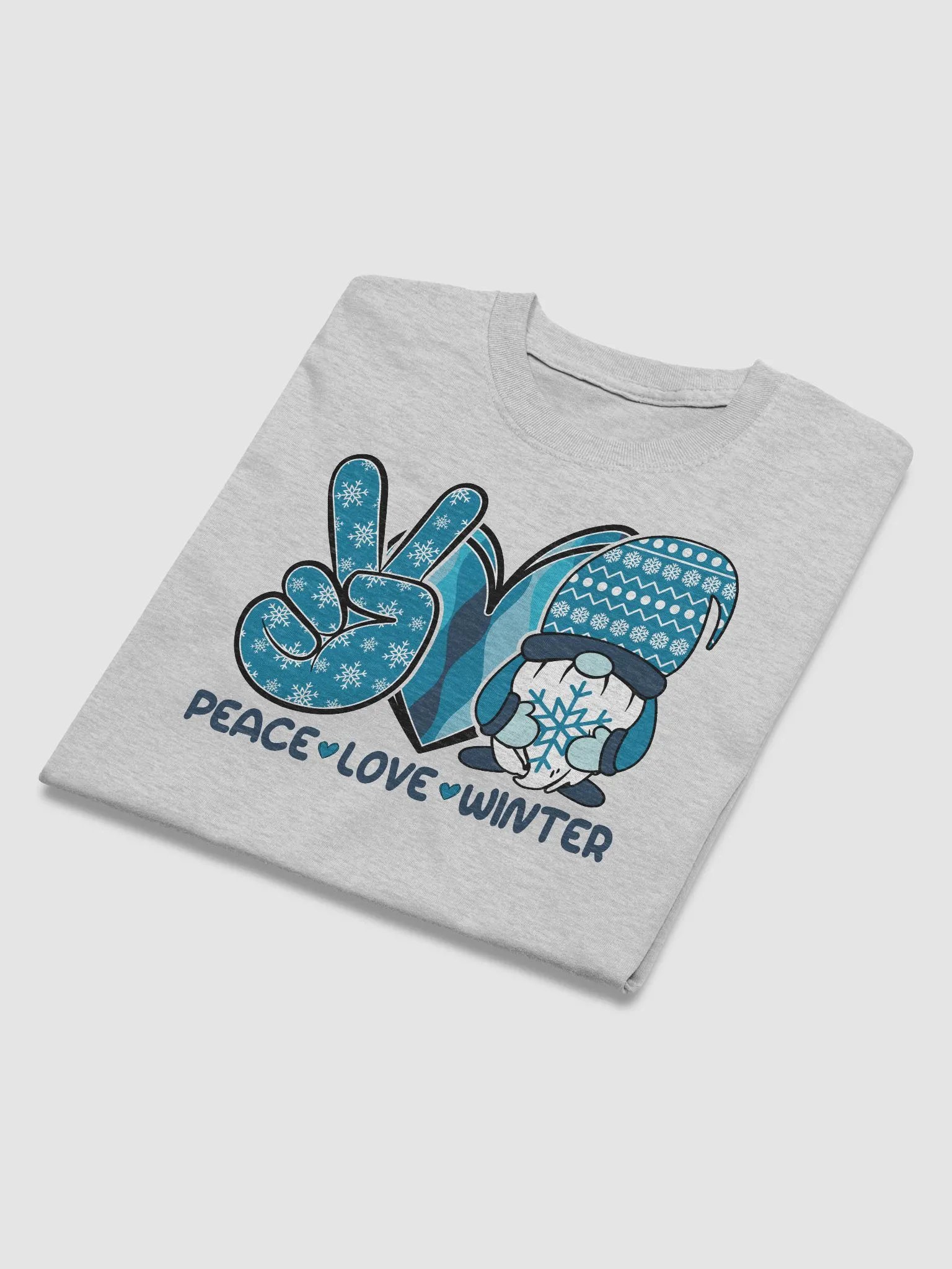 PEACE LOVE WINTER T-SHIRT product image (4)