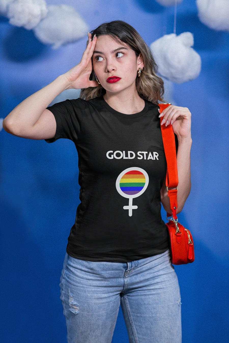 LGBTQ+ T-Shirt - Gold Star (dark) product image (12)