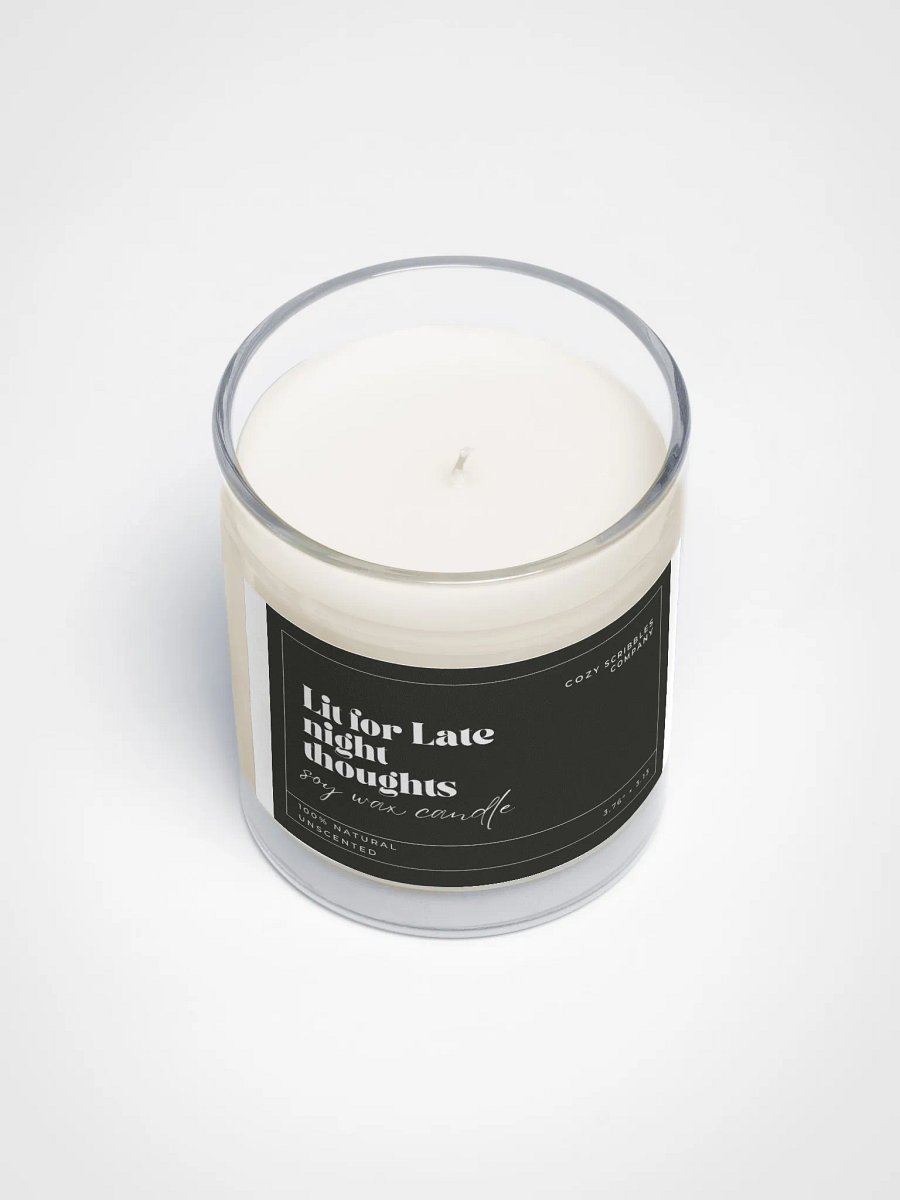 Dark Late Night Thoughts Soy Wax Candle product image (3)
