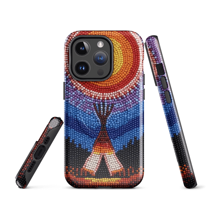 Radiant Sun Tipi Faux-Beadwork iPhone® Case product image (3)