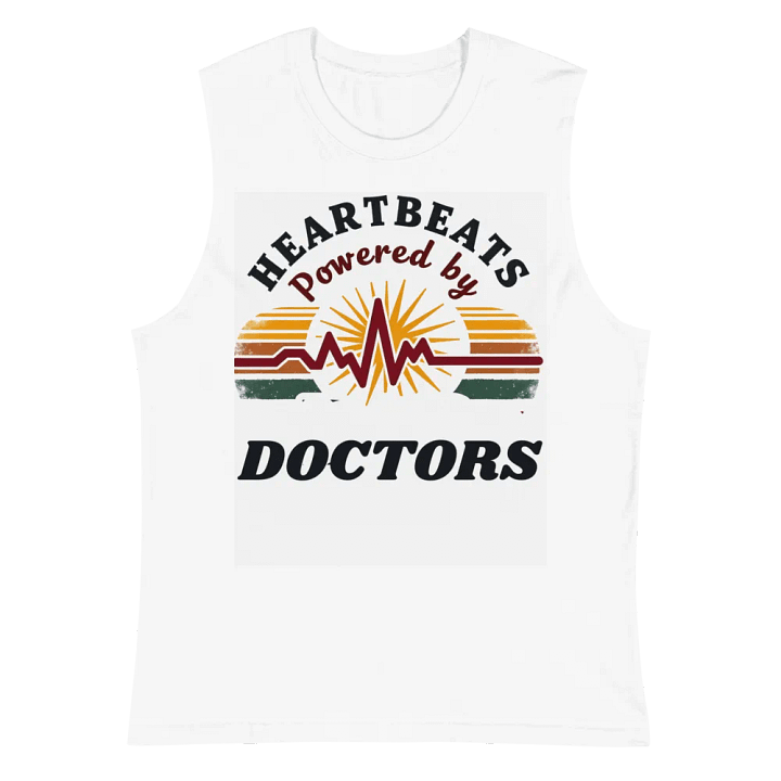 Doctor-Powered Heartbeat Muscle Tank product image (2)