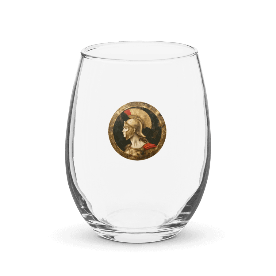 Athena - The Goddess of War and Wisdom Stemless Water / Wine Glass product image (1)