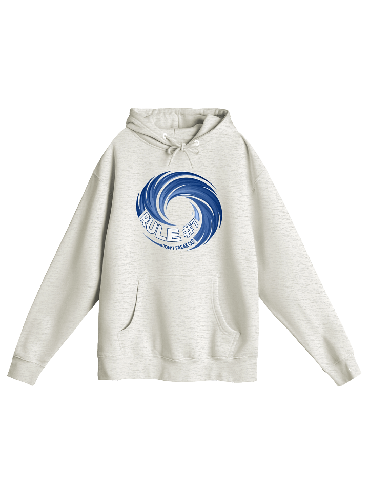 Rule #7 Hoodie Hockey Blue and White product image (13)