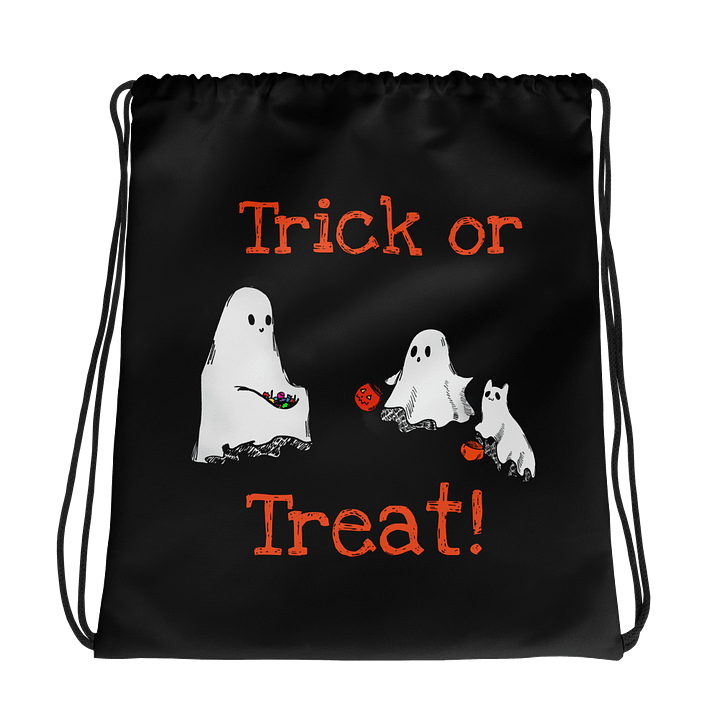 Ghostly Treats Drawstring Bag product image (1)