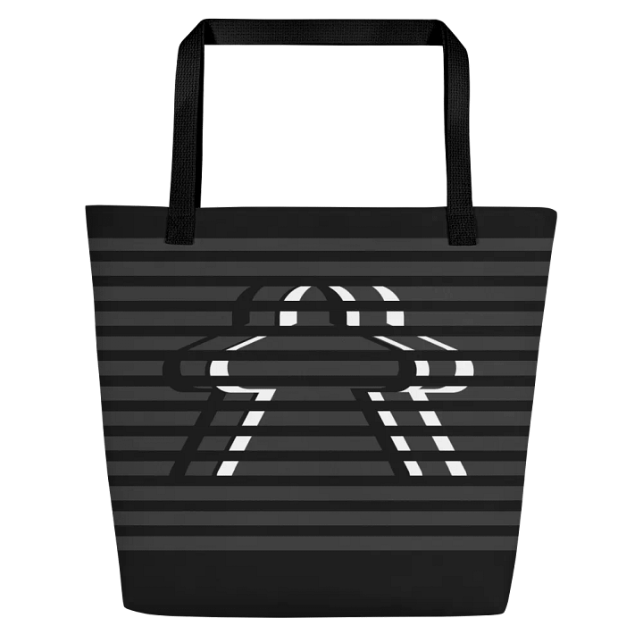 Abstract Meeple Prison Shoulder Tote Bag for Board Gamers product image (2)