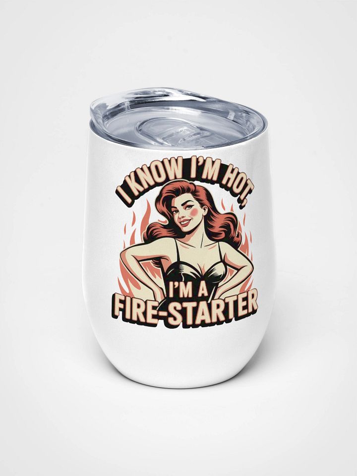 I know I'm Hot Human Design Manifestor Women Tumbler product image (2)