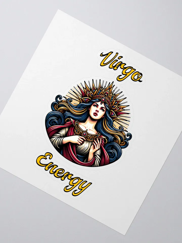 Zodiac Sign Virgo Energy Sticker product image (2)