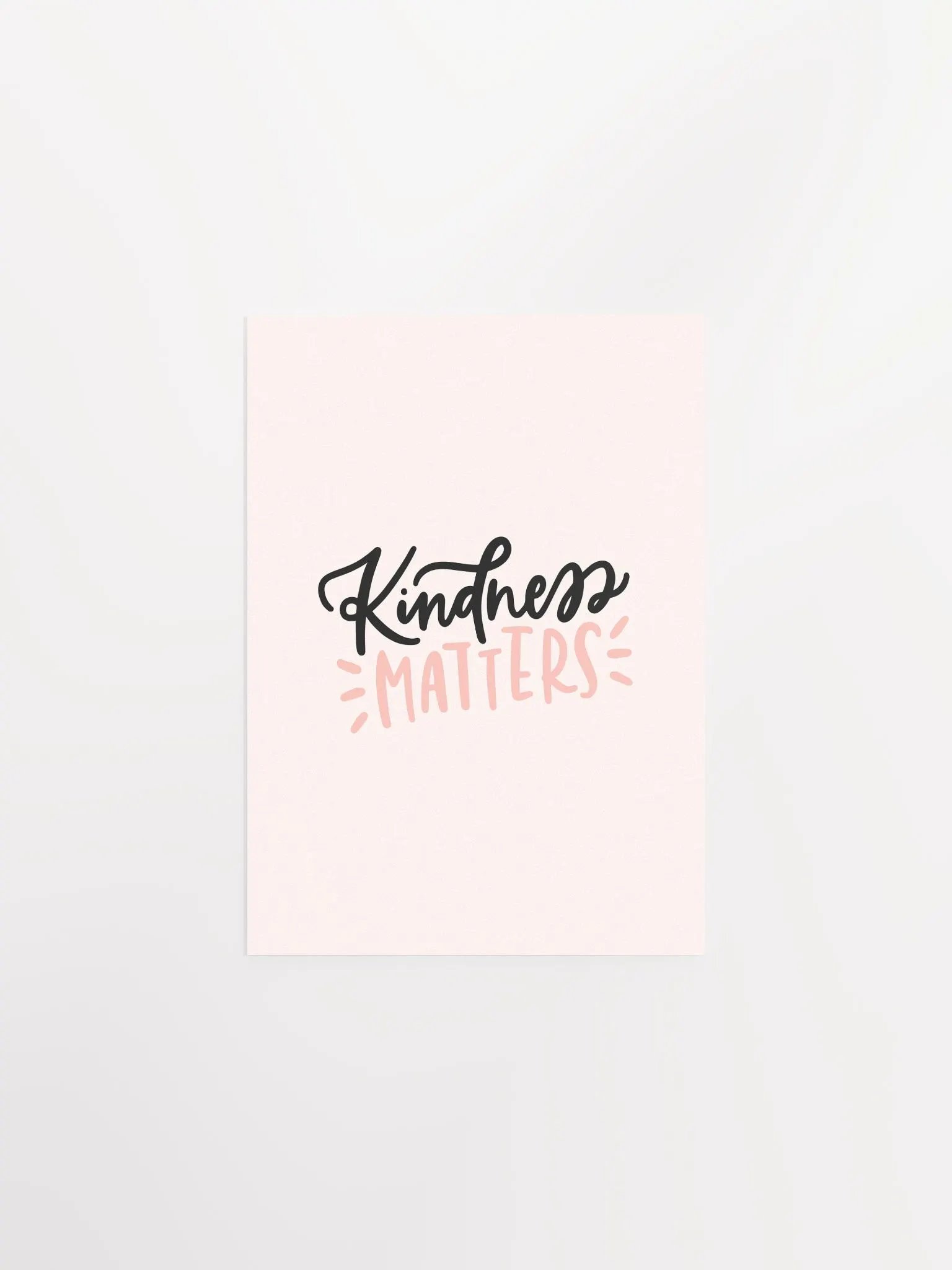 Kindness Matters Poster Print product image (1)