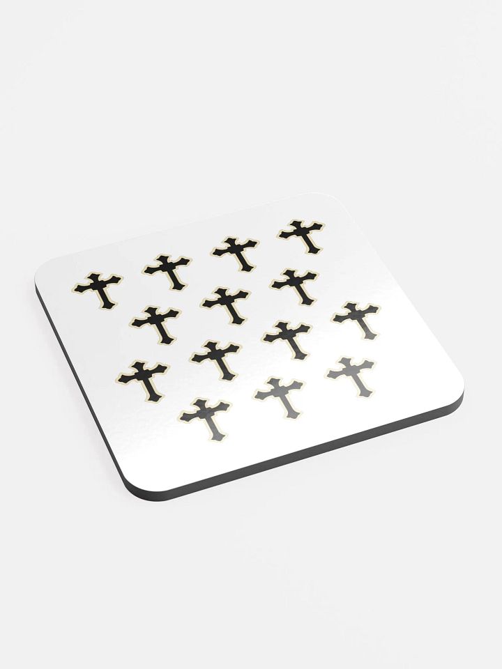 Exodus Cross - Glossed Cork Coaster product image (1)