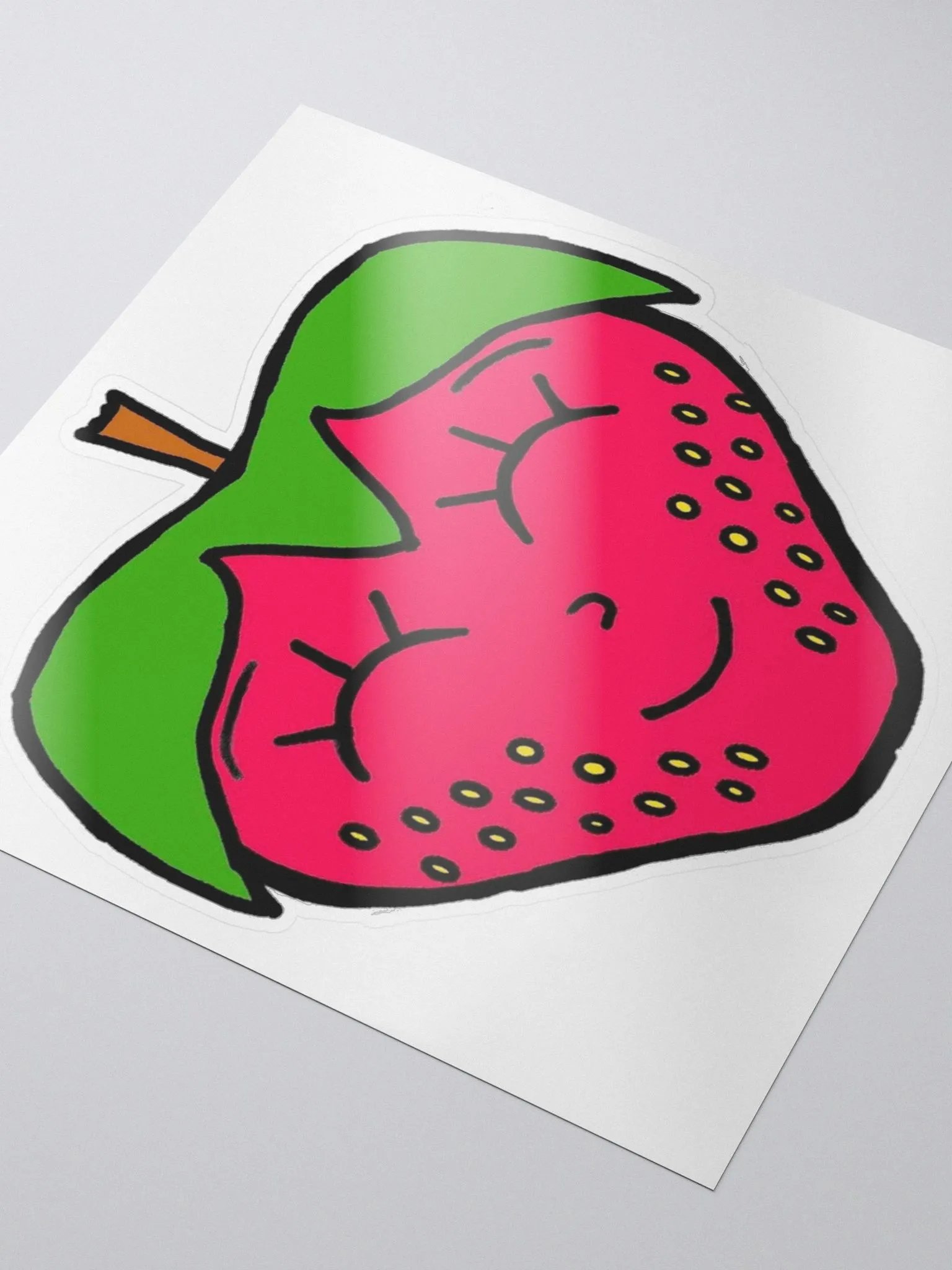 strawberry sticker product image (3)