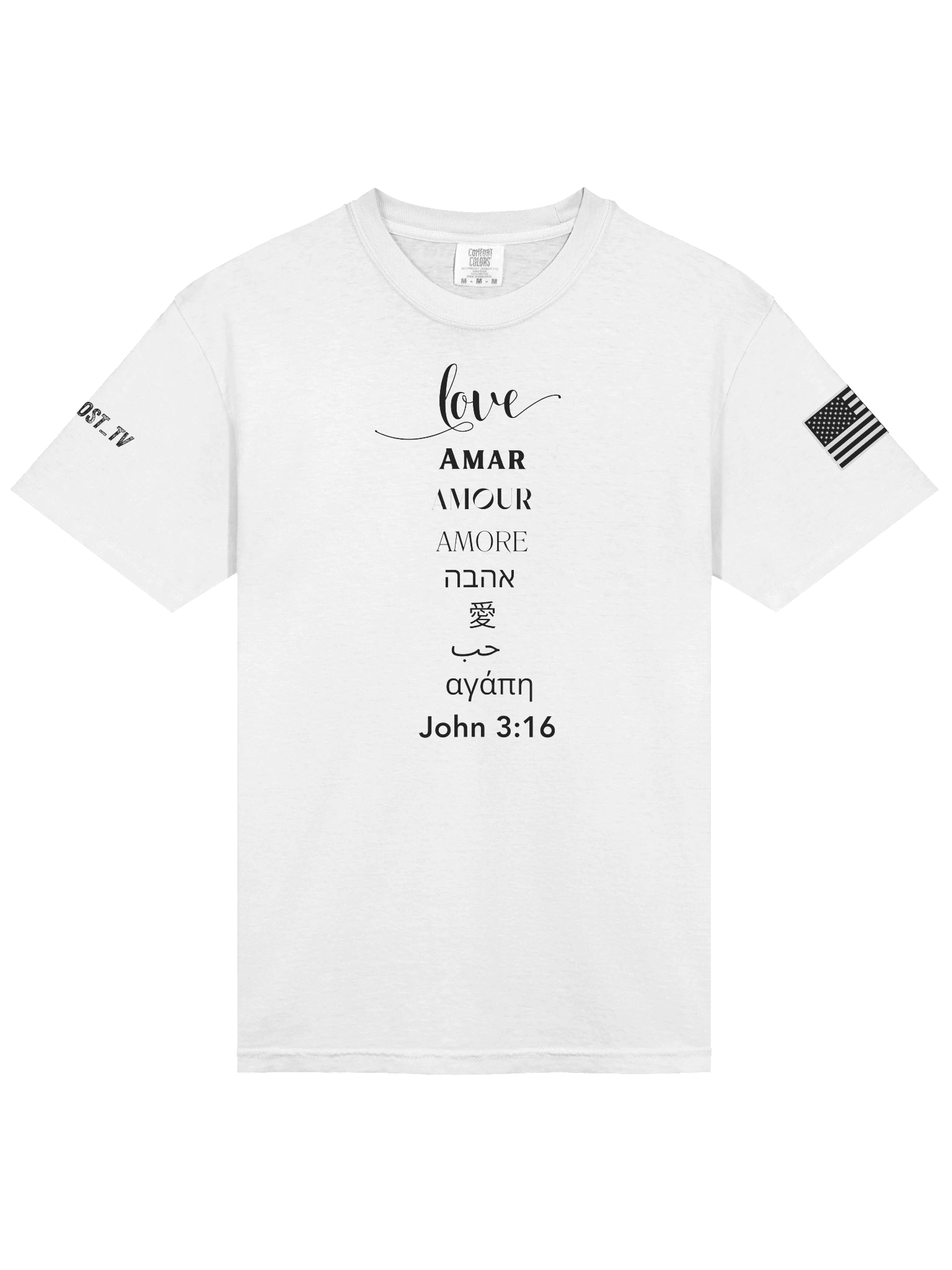 LT Ghost TV "LOVE" T-shirt product image (4)