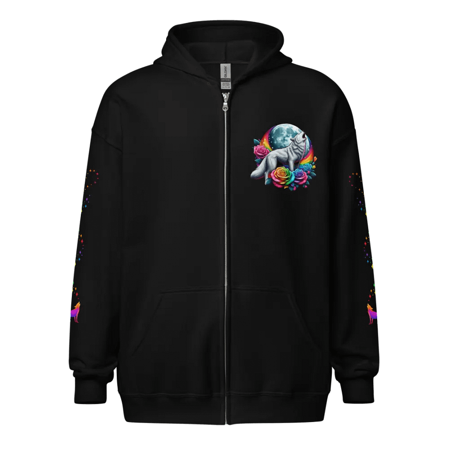 Pride Howl Unisex Zip Hoodie product image (1)