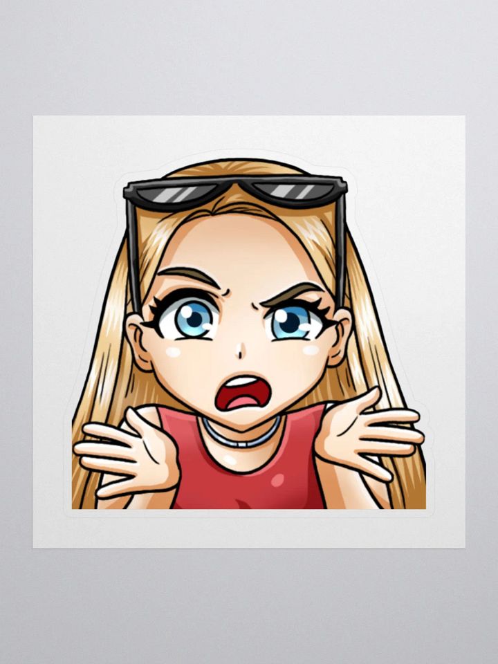 Fleur WTF Emote Sticker product image (1)