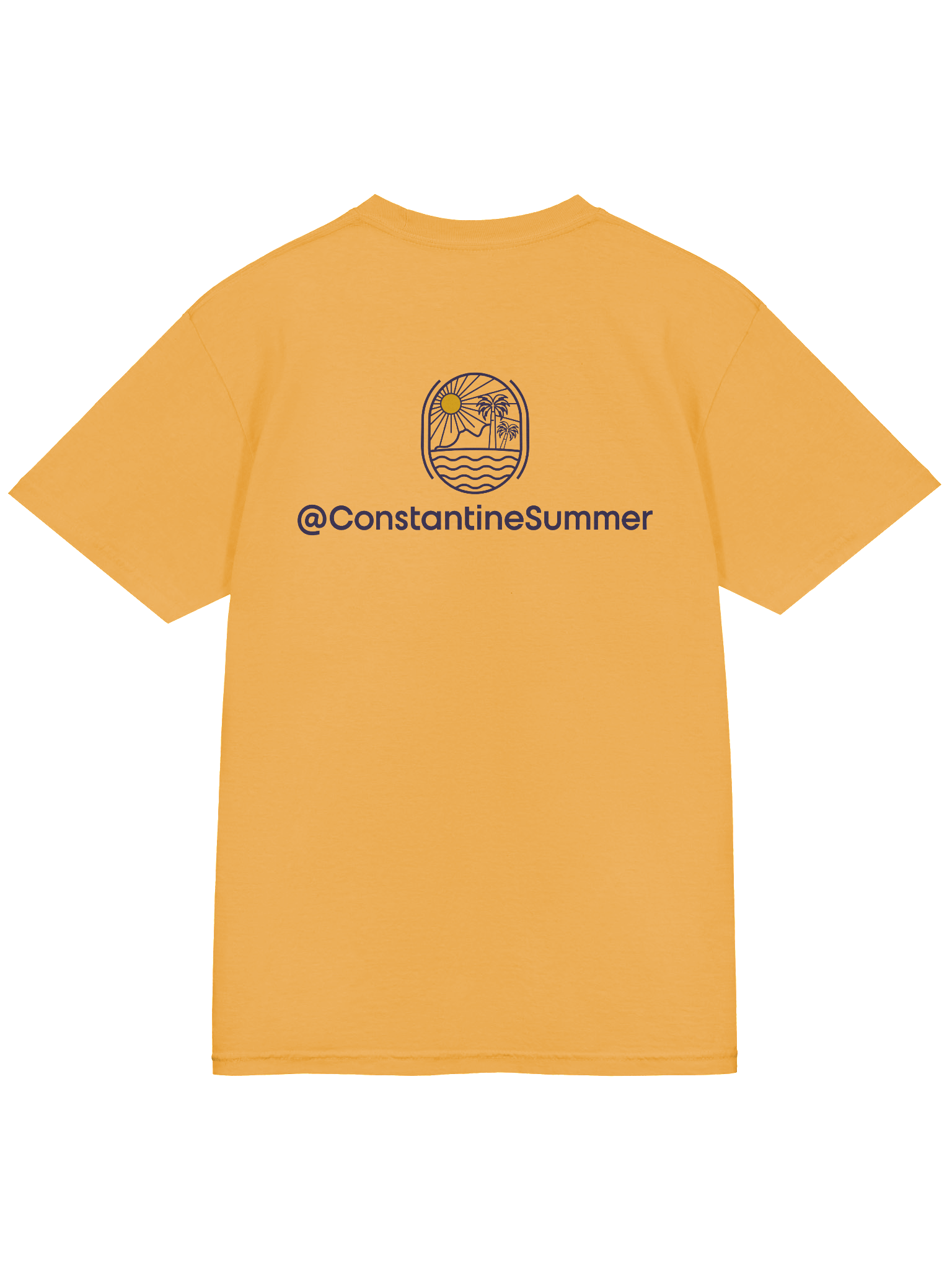 @CONSTANTINESUMMER: TROPICAL SUNSET VIBE T-SHIRT BY COMFORT COLORS (YELLOW) product image (4)