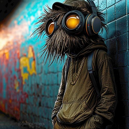 Chillin Critters FILE 011 – “Concrete Fade”
They call him Brikk.
Heavy steps and colder echoes.
Moves like mist through the u...