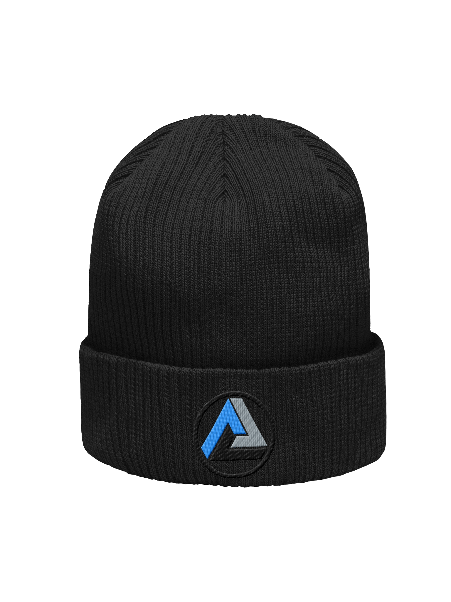 Blue Logo Embroidered Beenie (Atlantis) product image (1)