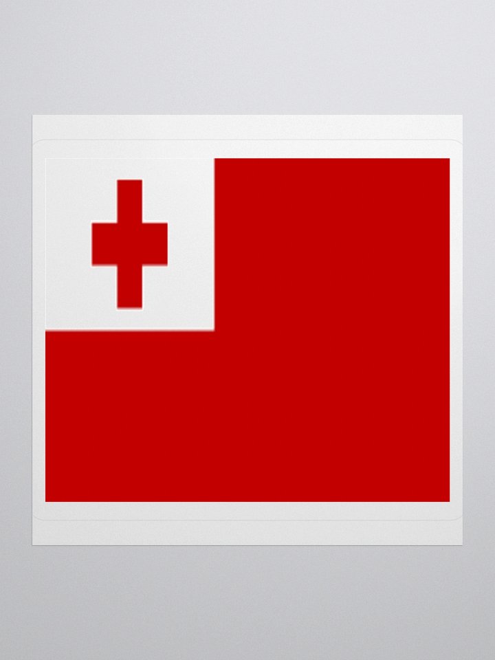 Tonga Flag Sticker - Premium Vinyl Design for National Pride product image (3)
