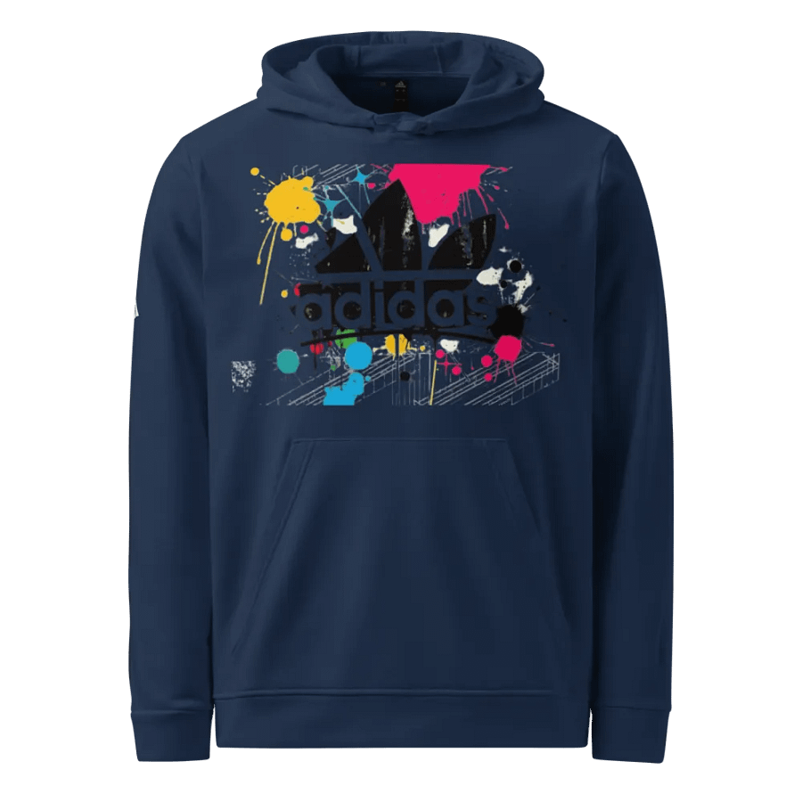Adidas Splatter Logo Fleece Hoodie product image (1)