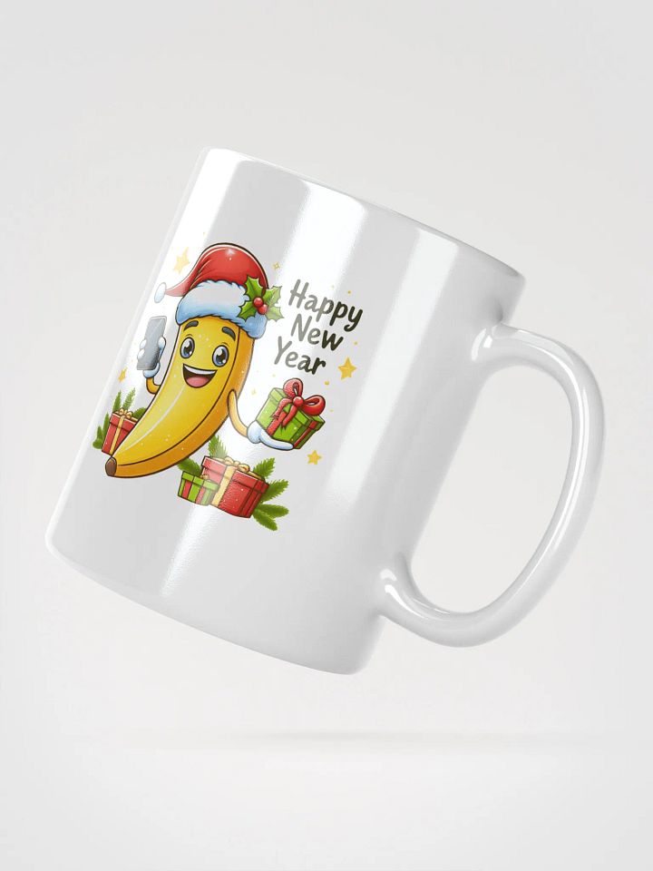 Cheerful Banana Santa Holiday Mug product image (2)