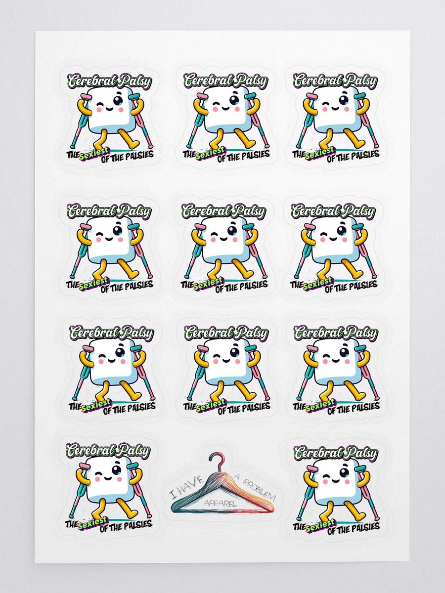 Sexiest Of The Palsies Kiss Cut Sticker Sheet product image (3)