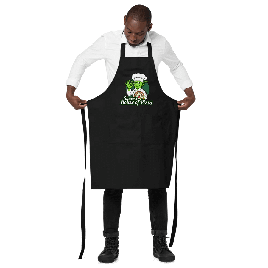 Squee’s House of Pizza Organic Cotton Apron product image (2)