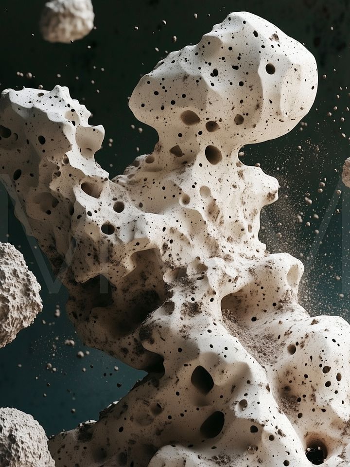 Abstract 3D Concrete Sculpture #0001 product image (1)