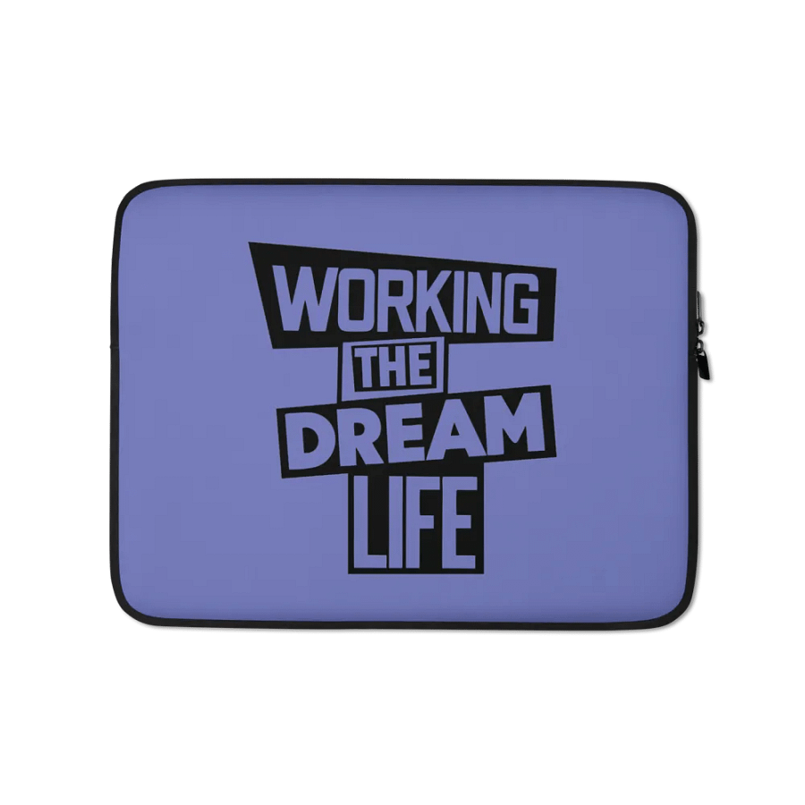 Premium Purple Laptop Sleeve – Working The Dream Life | Sleek, Protective & Leadership-Ready (13” & 15”) product image (7)