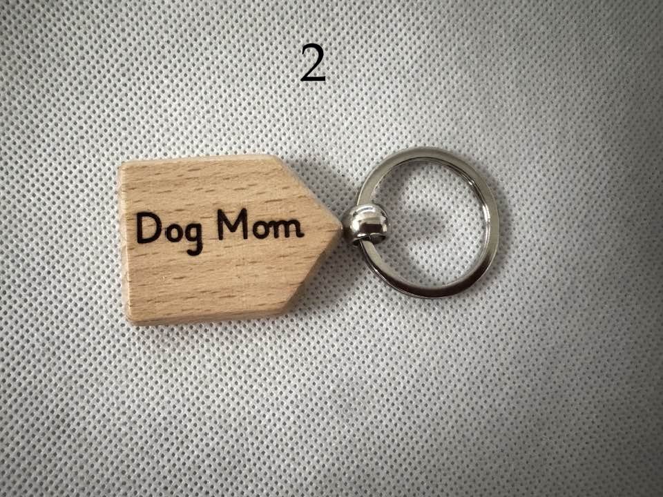 Pet Lover Vibes Wooden Keychains | Cat, Dog & Animal Designs | Gifts for Pet Parents(1) product image (2)