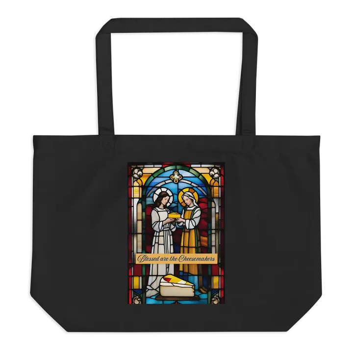 Blessed are the Cheesemakers Organic Tote #01 product image (1)