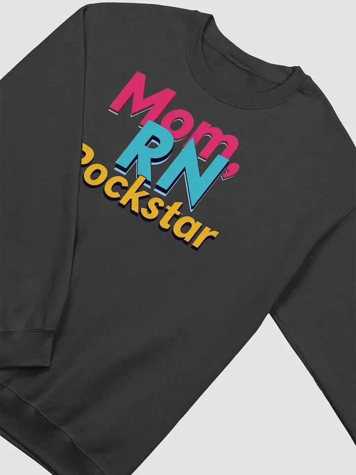 Mom, RN, Rockstar Crewneck Sweatshirt product image (13)