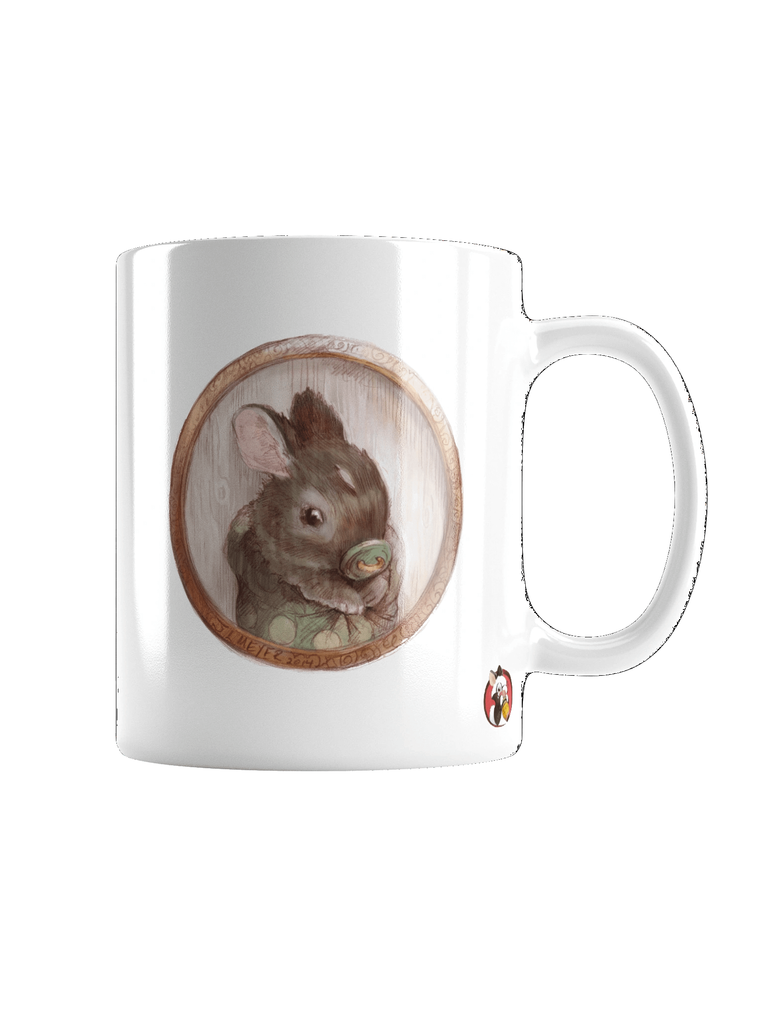 Burrito Bunny Portrait in B&W and Color product image (4)