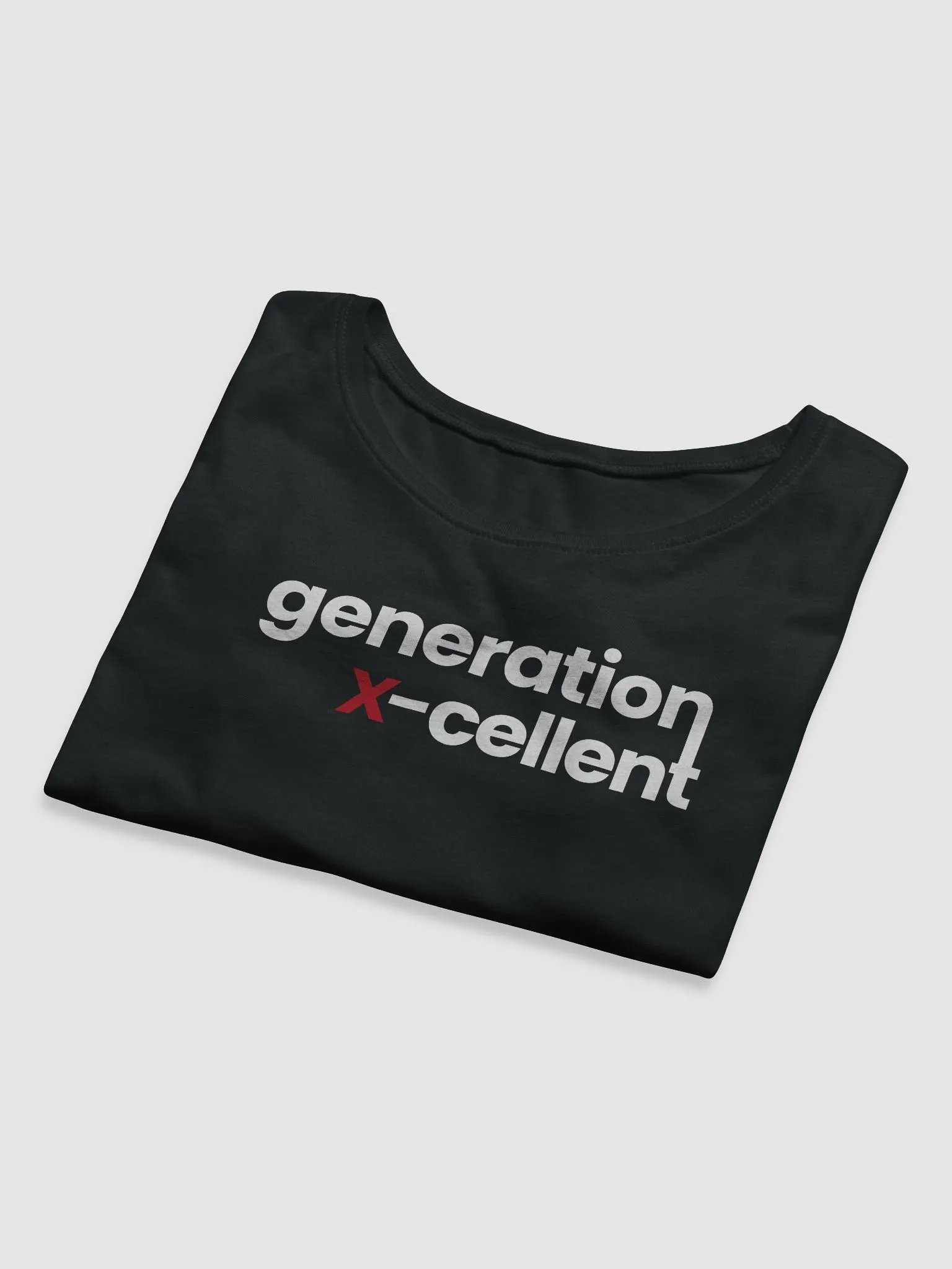 Generation X-cellent Crop Top for Gen X-ers product image (6)