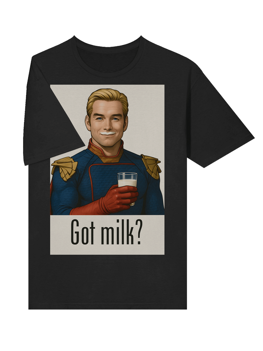 Homelander "Got Milk?" Parody T-Shirt | The Boys Inspired Funny Superhero Tee product image (62)