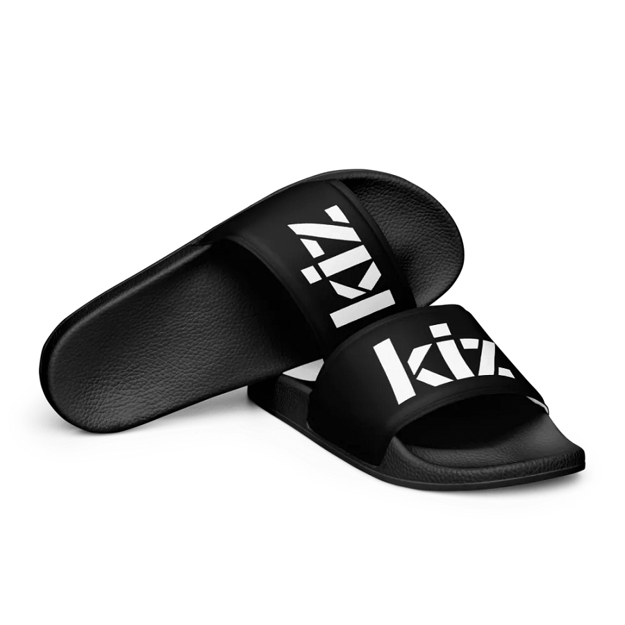 KIZ WOMEN'S SLIDES - BLACK / WHITE product image (4)