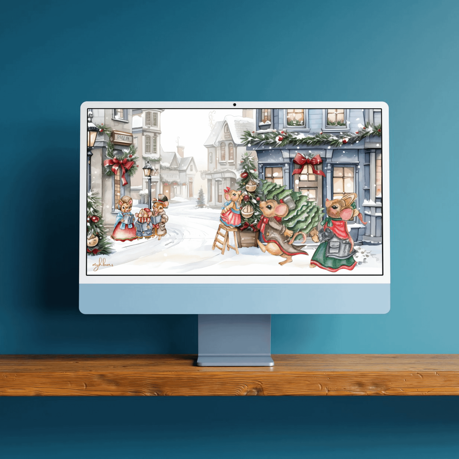 Prelude to Christmas Desktop, Laptop & Smart TV Digital Wallpaper product image (4)
